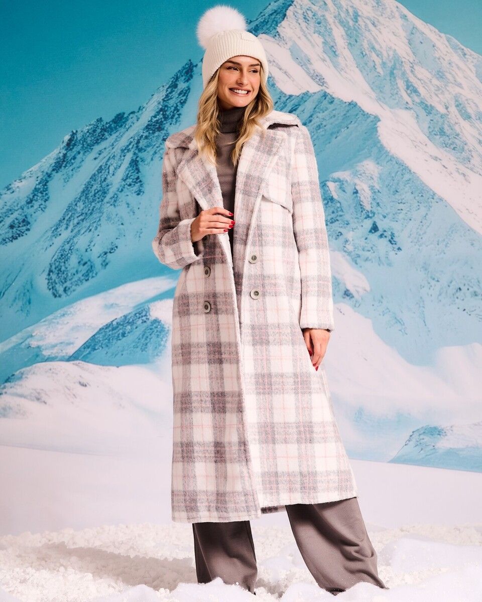 Trench Coat Xadrez | FastStore PDP